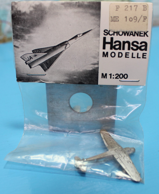 Flugzeug "ME 109F" (1 St.) Bausatz 1:200 Hansa Schowanek F 217B